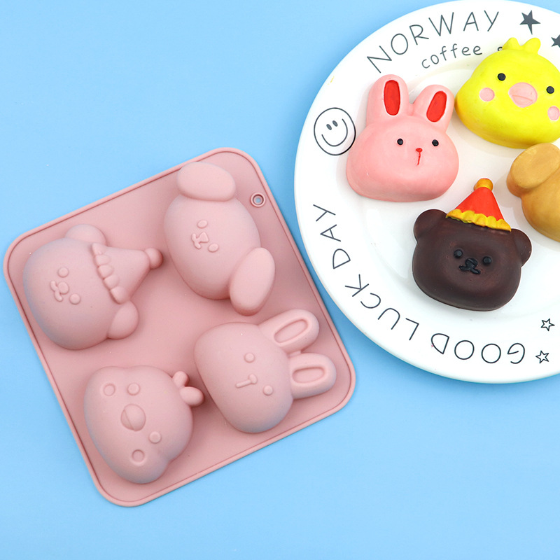 Bunny Cake Mold - Cetakan Kue Silikon Bentuk Anak Ayam
