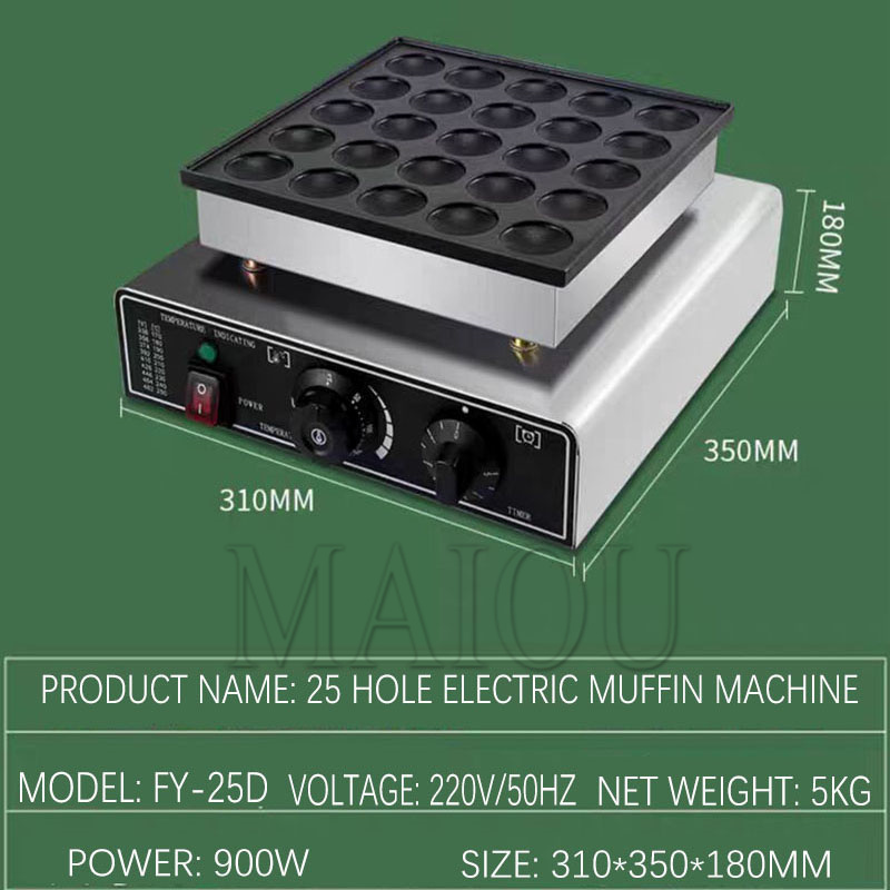 Mesin Pembuat Pancake 25 Luban - Mini Pancake Griddle ulasan dan harga