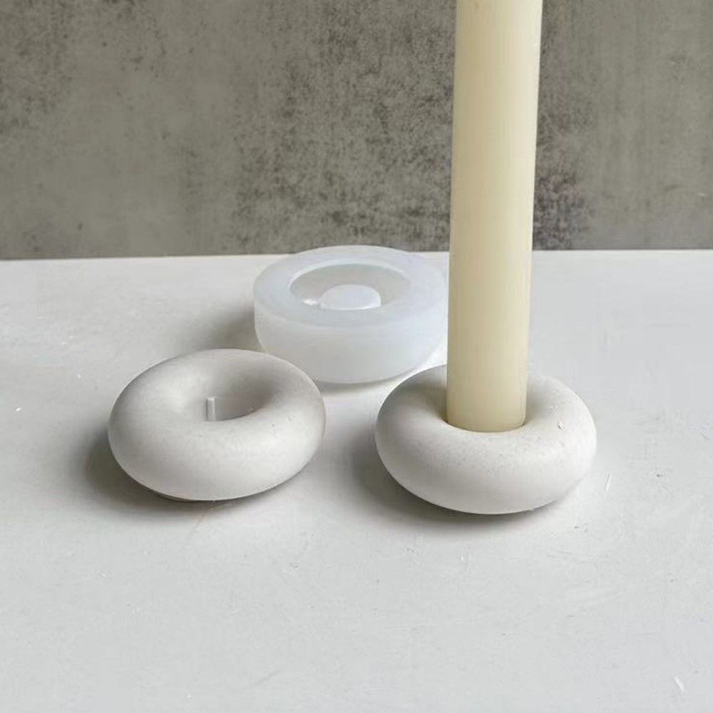 Tempat lilin donat bundar ceta - Donut Mold Silicone ulasan dan harga