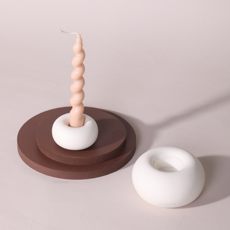 Tempat lilin donat bundar ceta - Donut Mold Silicone ulasan dan harga